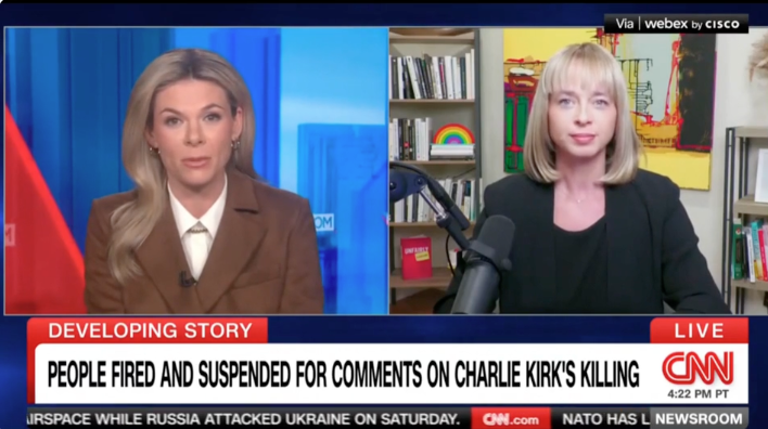 Jessica Kriegel – CNN – Firing Over Comments